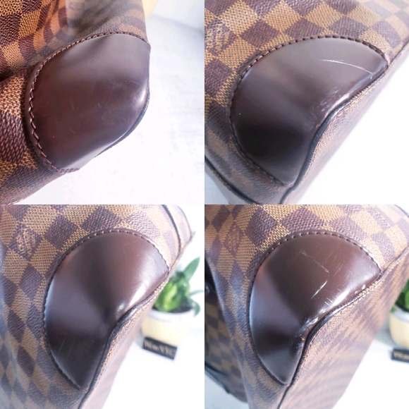 Very Good! LOUIS VUITTON Damier Hampstead MM Med - Picture 11 of 16